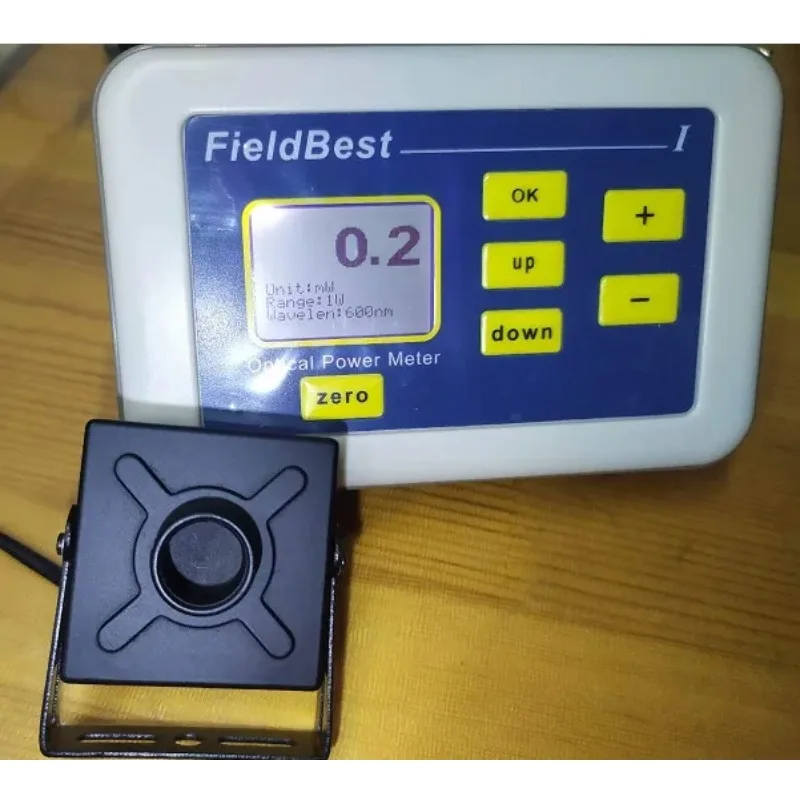 Power meter full wavelength 5mW-2W range 0.1mW resolution