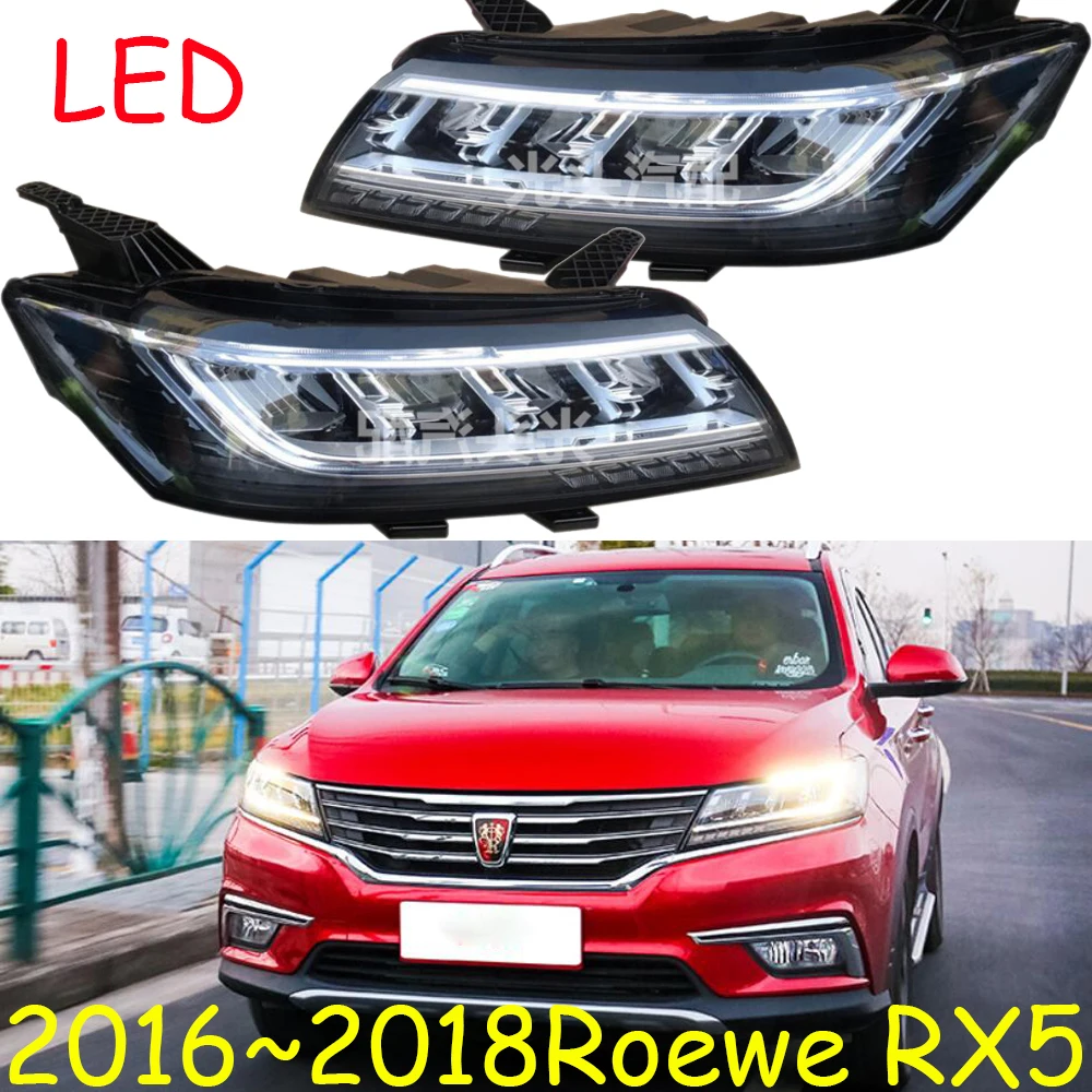 

1pcs car bumper headlamp for Roewe RX5 headlight 2016~2018y car accessories RoeweRX5 head lamp Roewe RX5 fog lamp