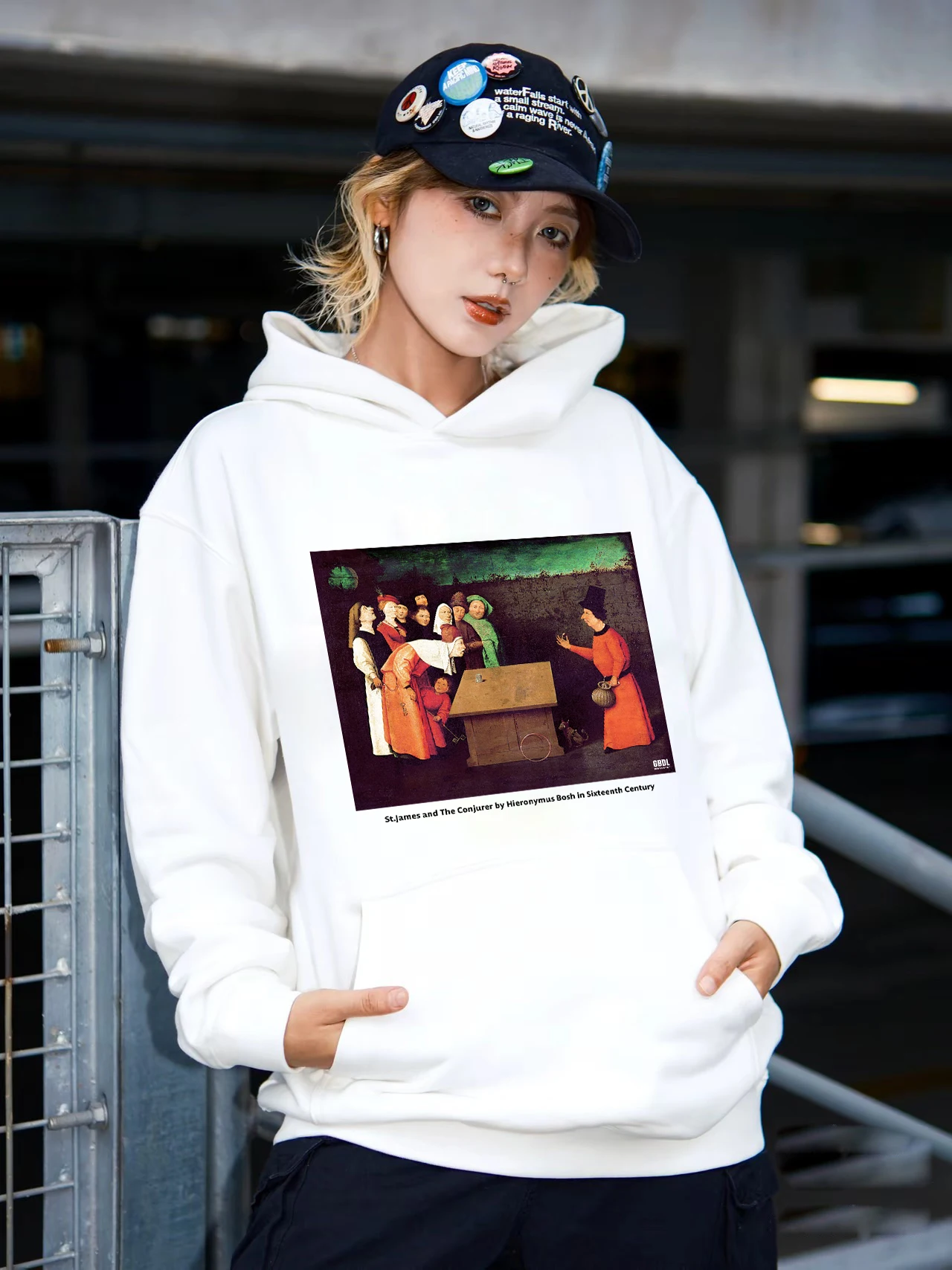 

Толстовка-худи GBDL Heavyweight с капюшоном, осенне-зимняя, модная, с длинным рукавом, молодежная, трендовая, с принтом, из хлопка и полиэстера