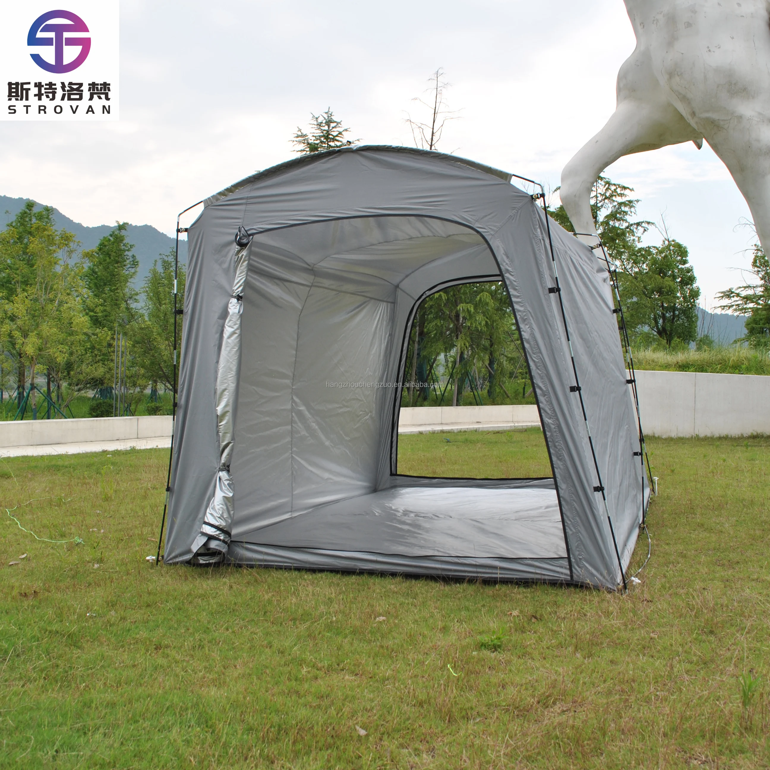 

STLF LZS Waterproof Outdoor Camping Tents Tunnel Tent 4 Person Family Tent,Bike Storage Tent,Weatherproof Outdoor Shelter 4 Seas