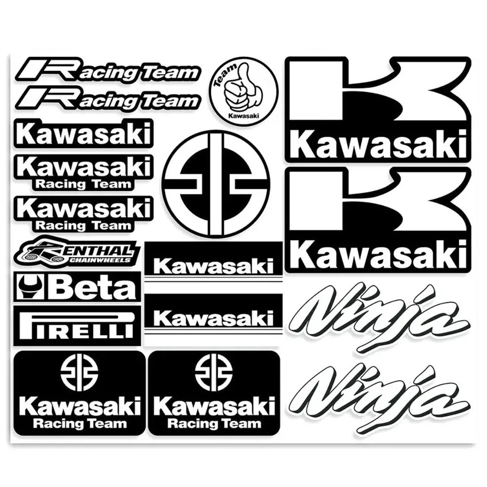 

Kawasaki Ninja Motorcycle Sticker Accessory Reflective Decor Motorcycle Decal Kawasaki Z400 Z900 Z1000 Z650 Z300 ZX10R ZX6R ER6N
