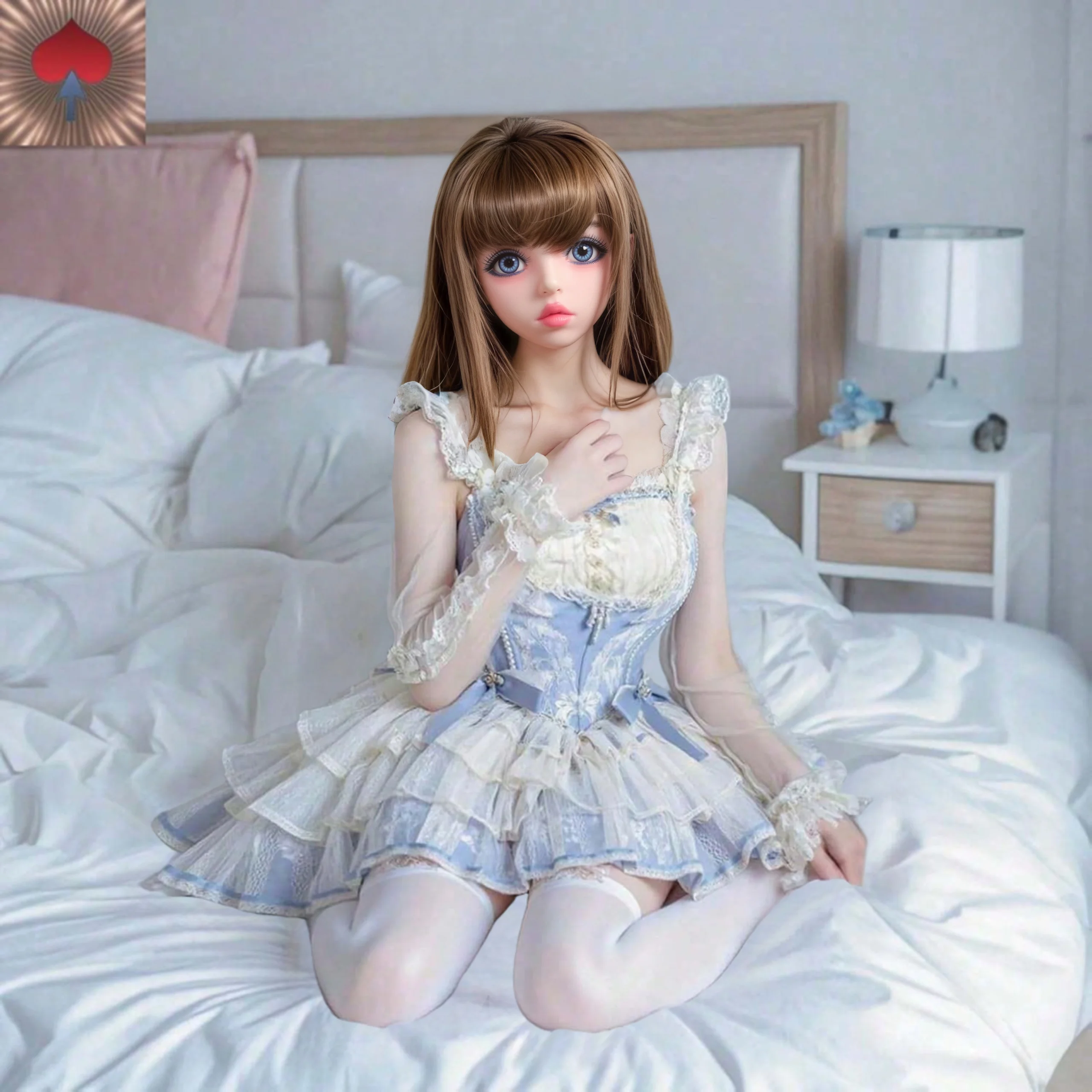 31.5in/80cm anime doll,perfect girlfriend, detachable head with wig,adjustable body made of TPE material,soft(without clothes)