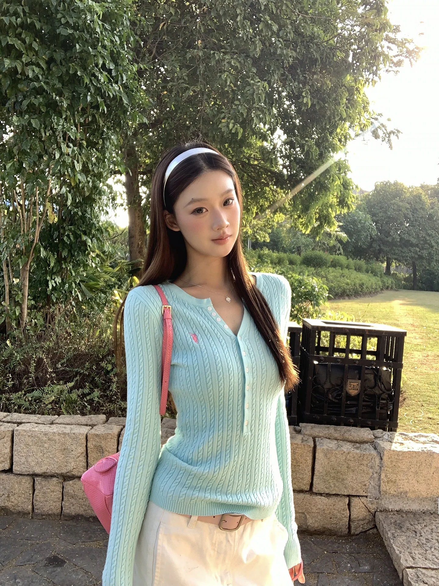 

G Sle Women's Knitted Sweater Unique Beautiful Base Layer Korean Sle Spring New Arrival Straight Tube Commute Sle