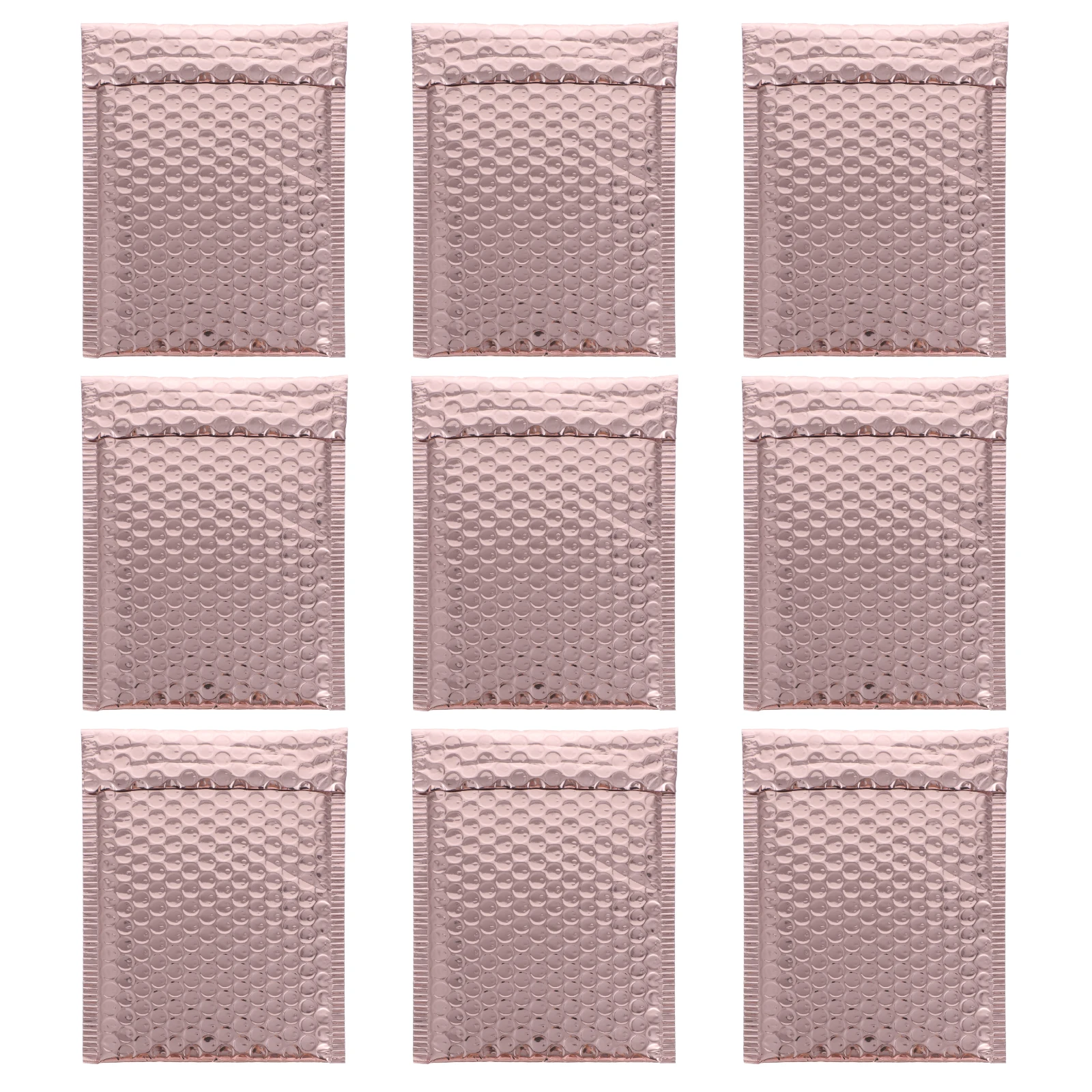 

25pcs Shockproof Bubble Mailers Golden Aluminized Film Envelopes Strong Closure Ideal for Books Safe Mailing Bags File Folders