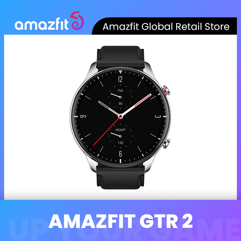 [Refurbished] Amazfit GTR 2 Fitness Smartwatch Call 14 Days Battery Life  Alexa Built-in Music Sleep Monitoring Smart Watch