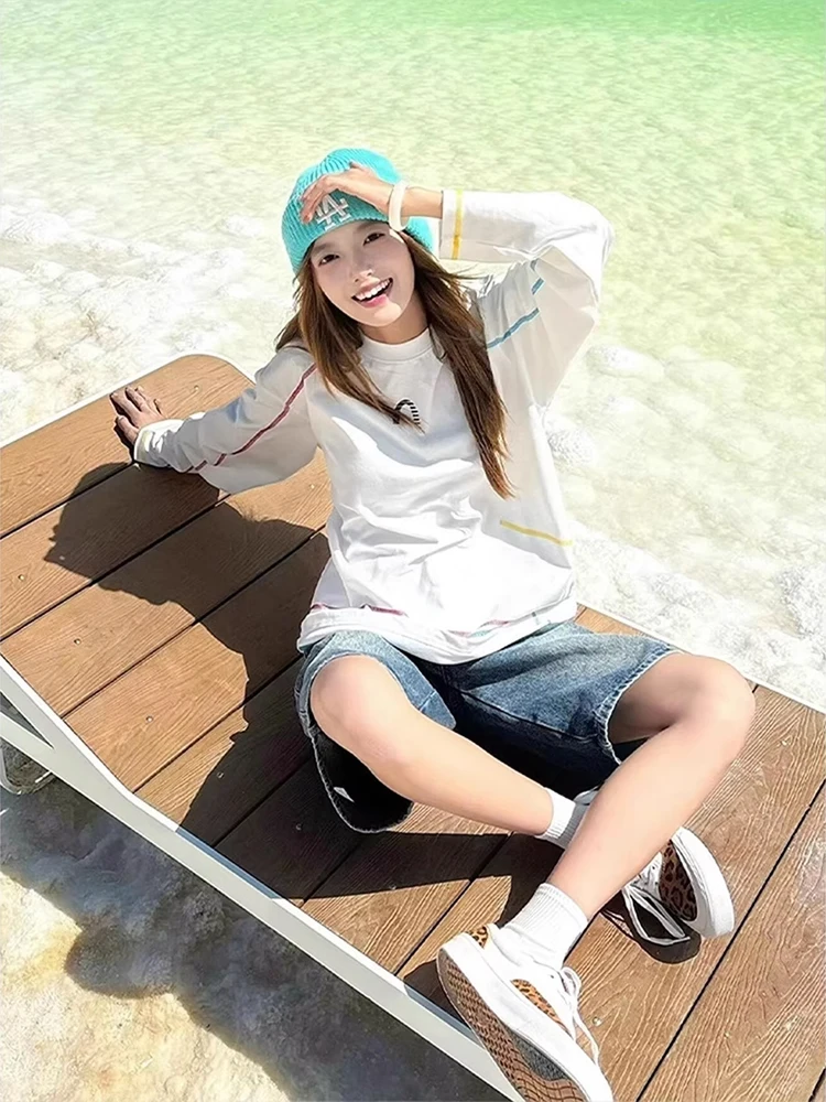 تي شيرت هاسلبلاد لتنس الريشة سريع الجفاف وخفيف الوزن وأكمام طويلة للسيدات لممارسة الرياضة في الهواء الطلق، ملمس صيفي رائع #4