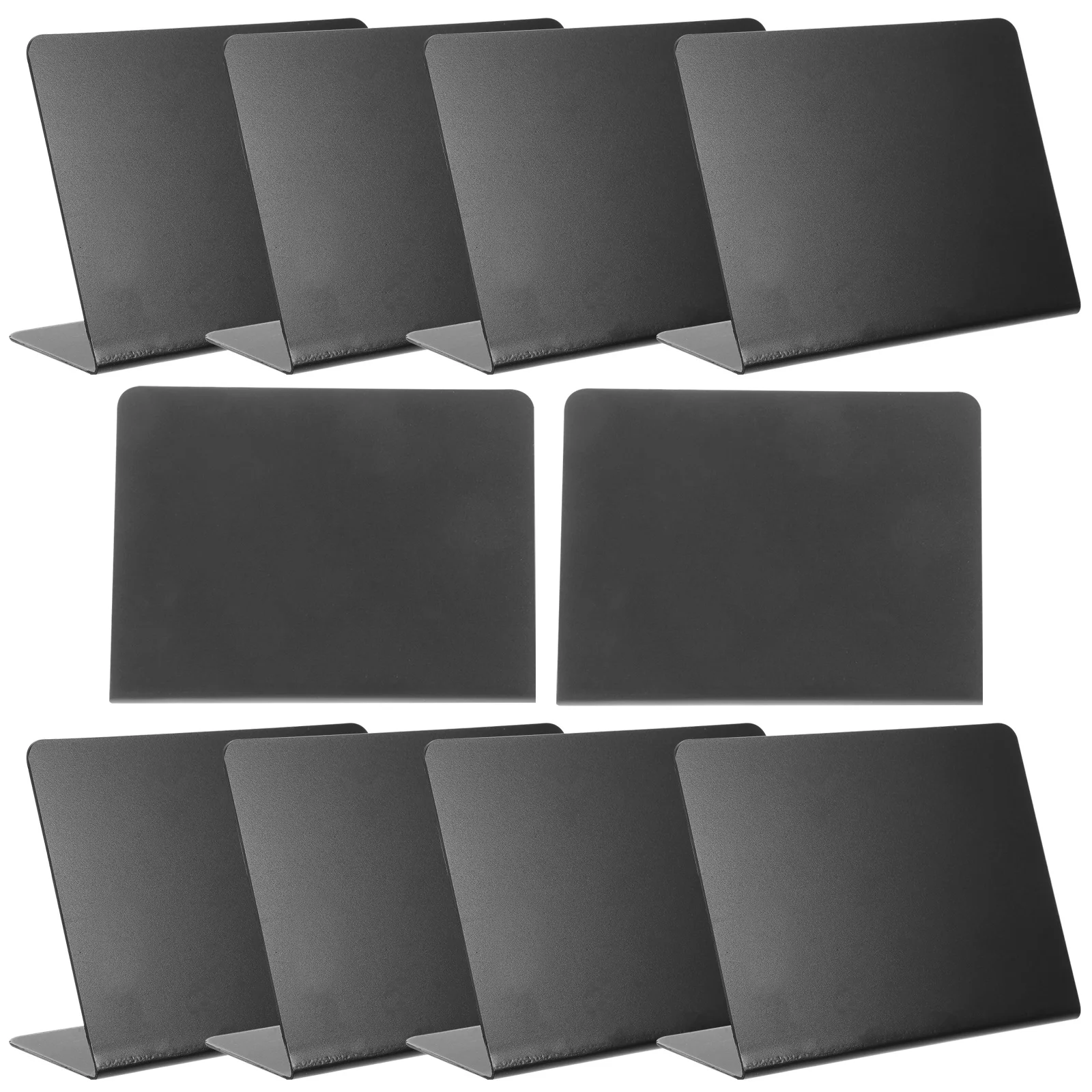 10Pcs V Shaped Chalkboard Signs High Grade Acrylic Desktop Message Boards Reusable for Office Home Cafe Menu Display