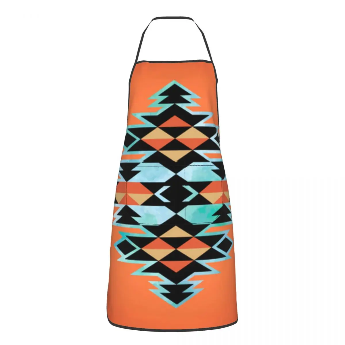 Cooking Baking Apron Navajo Aztec Native Indian Tribal American Kitchen Restaurant Household Apron Cleaning Tool Merchandises