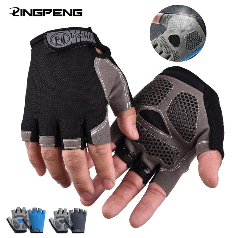 

Sport Half Finger Cycling Gloves For Men Women Breathable Anti-slip Bike Bicycle Gloves Autumn Gym Yoga Training Hand Gloves