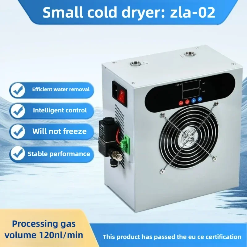 Mini-sécheur d'air comprimé réfrigéré avec purge automatique, filtre de déshydratation, équipement industriel de traitement pour l'élimination de l'eau de l'air comprimé