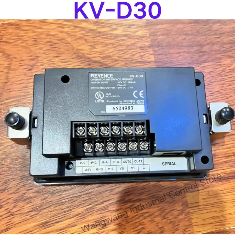 Second-hand test OK , Programmable  controller operation panel KV-D30 ,Contact me for discounts