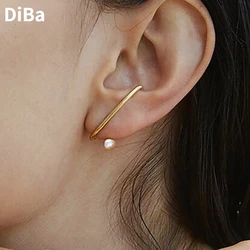 Trendy Jewelry 2024 Trend New European and American Design Snake shape Metal Clip Earrings For Women Fashion Accessories