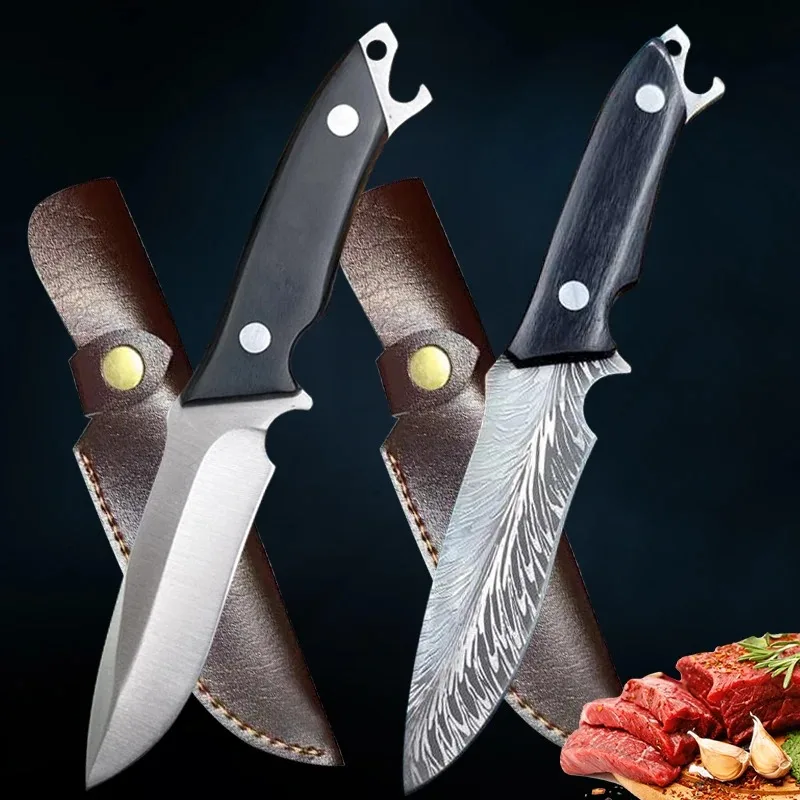 Kitchen Boning Knife Forged Stainless Steel Bone Chopping Meat Cleaver Vegetable Slicing Butcher Utility Paring Butcher Knife