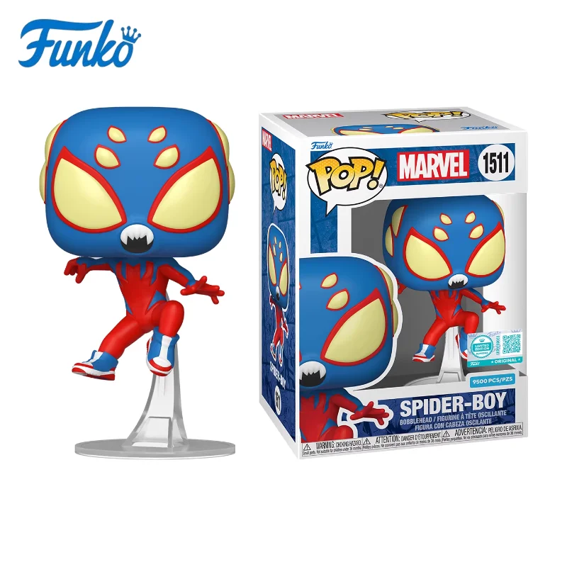 

Funko POP Original Marvel Spider - Man: Comic Spider - Boy Global Limited Edition Peripheral Action Figure Ornament Doll Gift