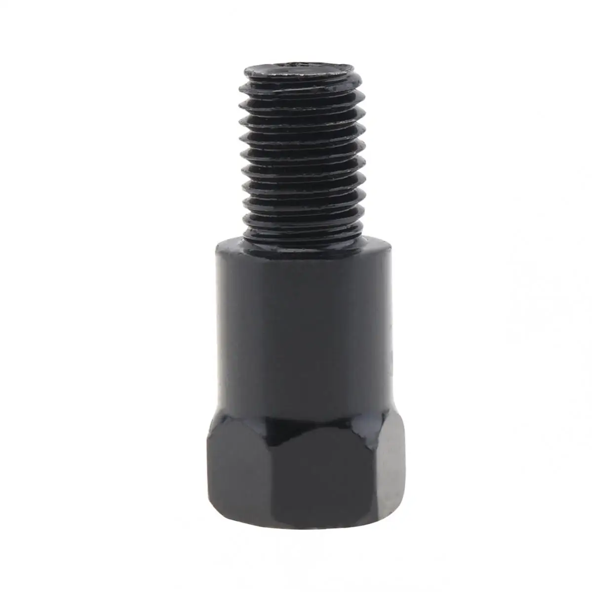 1pcs 10mm Motorcycle Rearview Mirror Adapter Bolt Black Steel Metal Heighten Rearview Screw Bolt Motorbike Mirror Screw