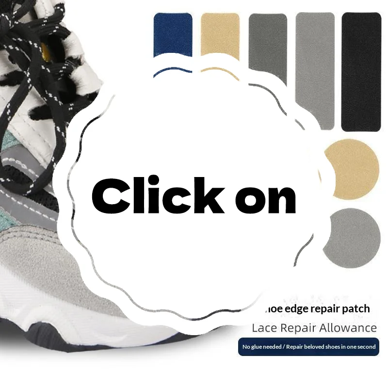 6Pcs Shoe Repair Patches For Heel And Inner Lining Wear Self-Adhesive Repair Stickers For Sneakers Shoes
