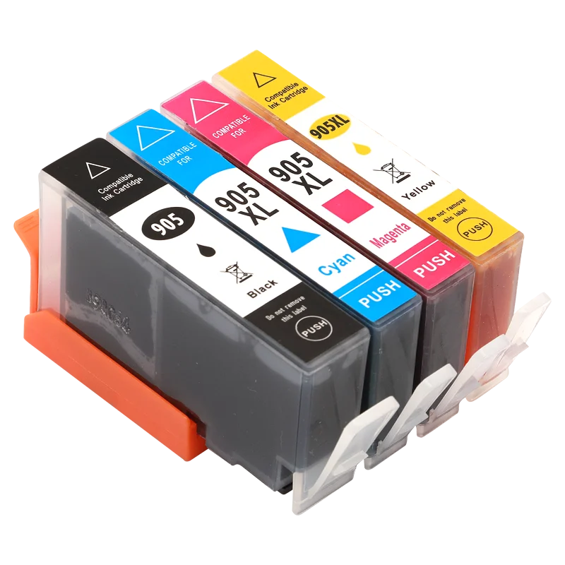 4Color Compatible for hp 905XL 905 XL HP905 Ink Cartridge for HP OfficeJet Pro 6960 6970 6950 6956 All-in-One Printer