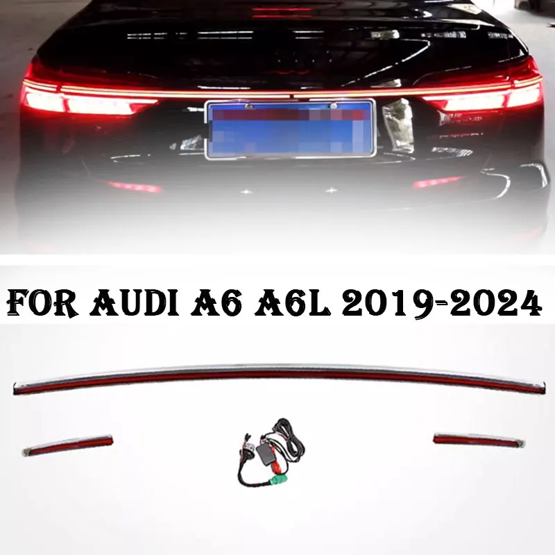 

Автомобильные фары для Audi A6 2019-2023, аксессуары A6L, светодиодные задние фонари в сборе C8, модифицированный автомобиль A8L, Стайлинг, тормоз, задний ход Tailli