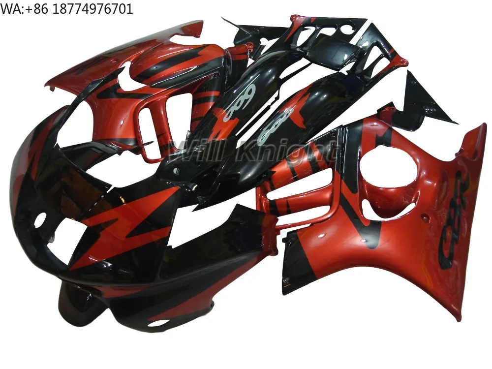 

Черно-красный обвес для мотоцикла Honda CBR600 F3 1995-1996