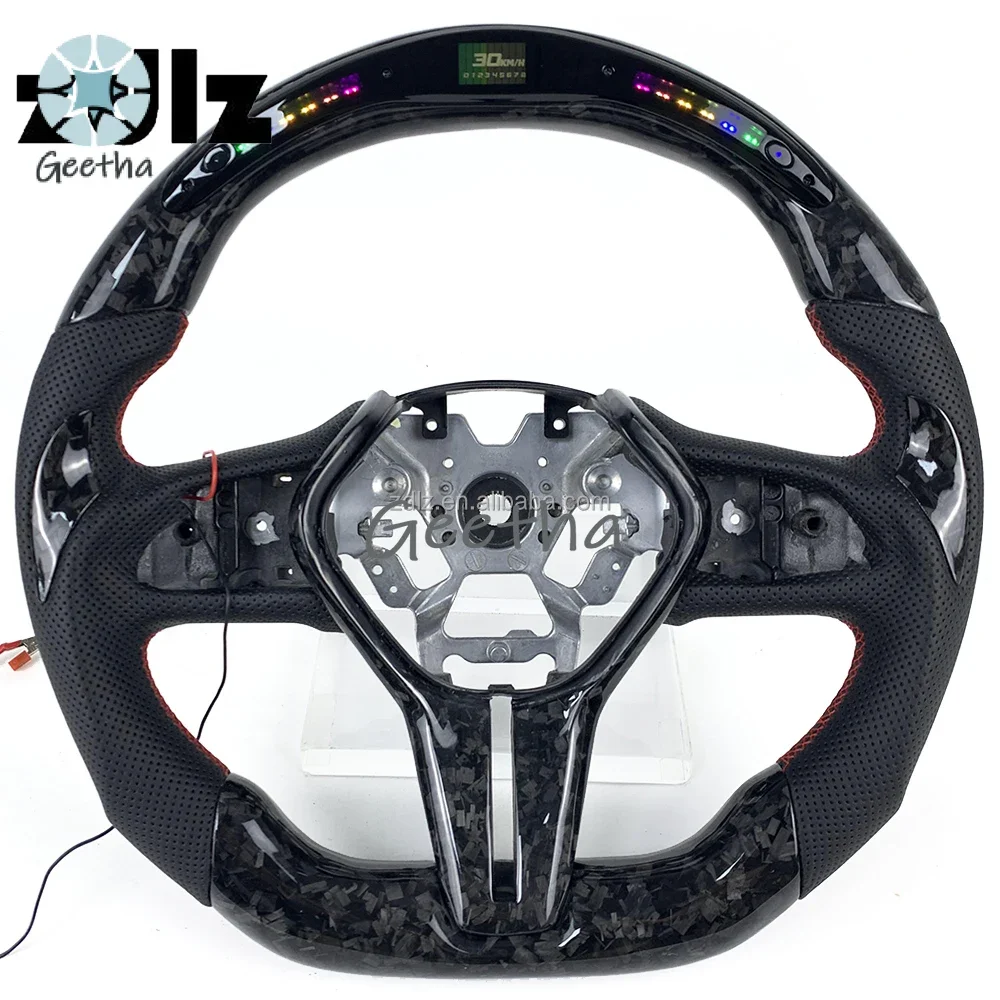 

Customized LED Forged Carbon Fiber Steering Wheel for Infiniti Q50 Q60 2017 2018 2019 2020 2021 2022 2023 Car Steering Wheel