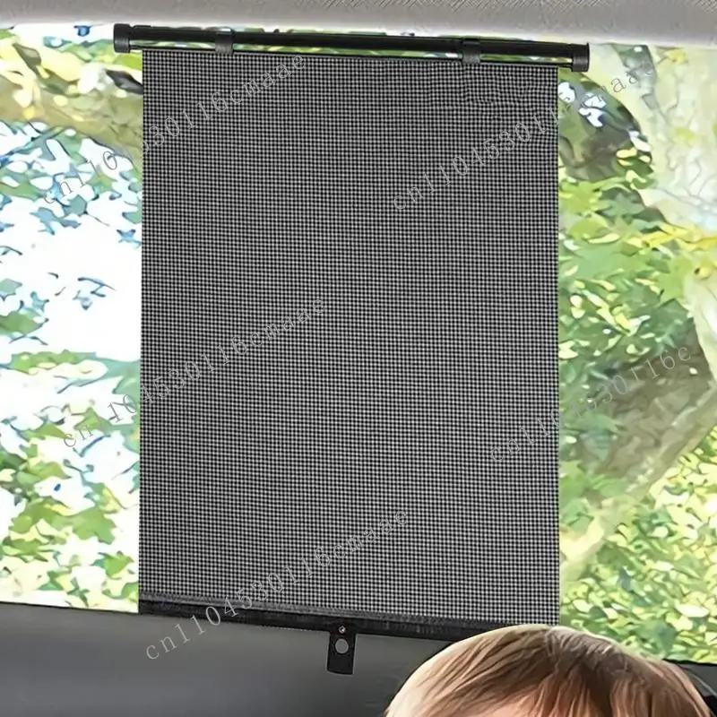 

New Car Window Sunshade Retractable Window Protector 15.7 X 17.5 Inches Adjustable Car Sunshade with Clip