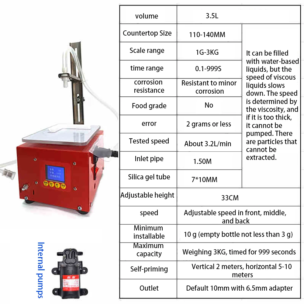 Multifunctional Quantitative Liquid Filling Machine Automatic Weighing Fixing Dispenser for Wine Edible Oil Laundry Detergent