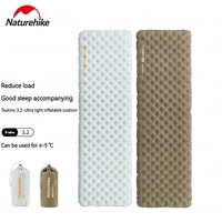Naturehike R 3.2 Inflatable Mat TPU Tent Sleeping Mats 8cm Thickness Warm Outdoor Camping Hiking Air Pad Ultralight Mattress