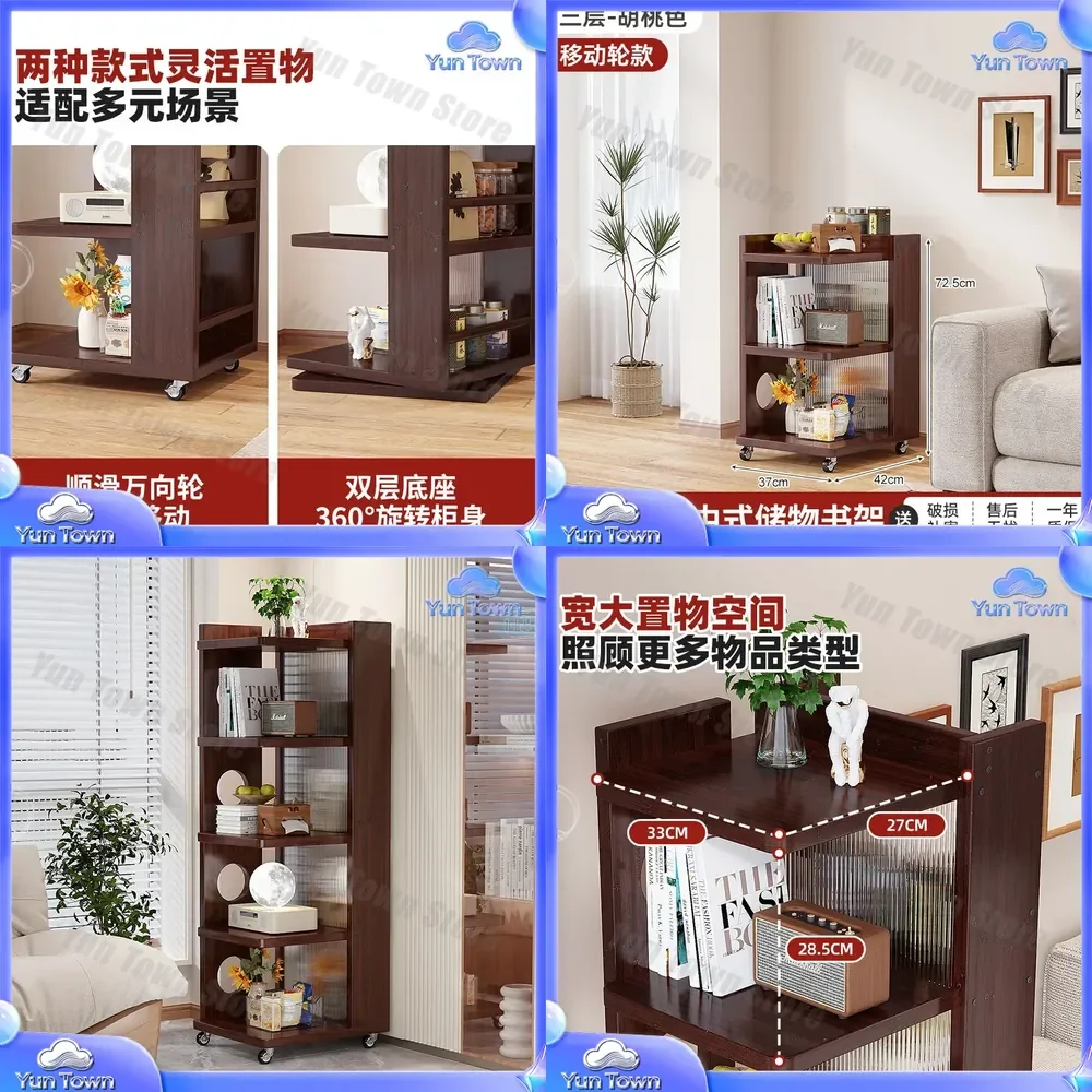 for Living Room Sofa Removable Bookcase Corner Cabinet Wall Mounted Bedroom Storage Shelf Bookshelf Modern Space Saving