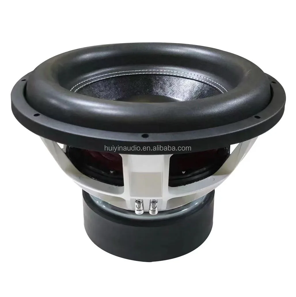HYW-1575-125F 15 Inch Car Subwoofer 2000W RMS Dual 2/4 Ohm 3 Inch Voice Coil High Power Car Audio Speaker 25Hz-500Hz Bass Driver