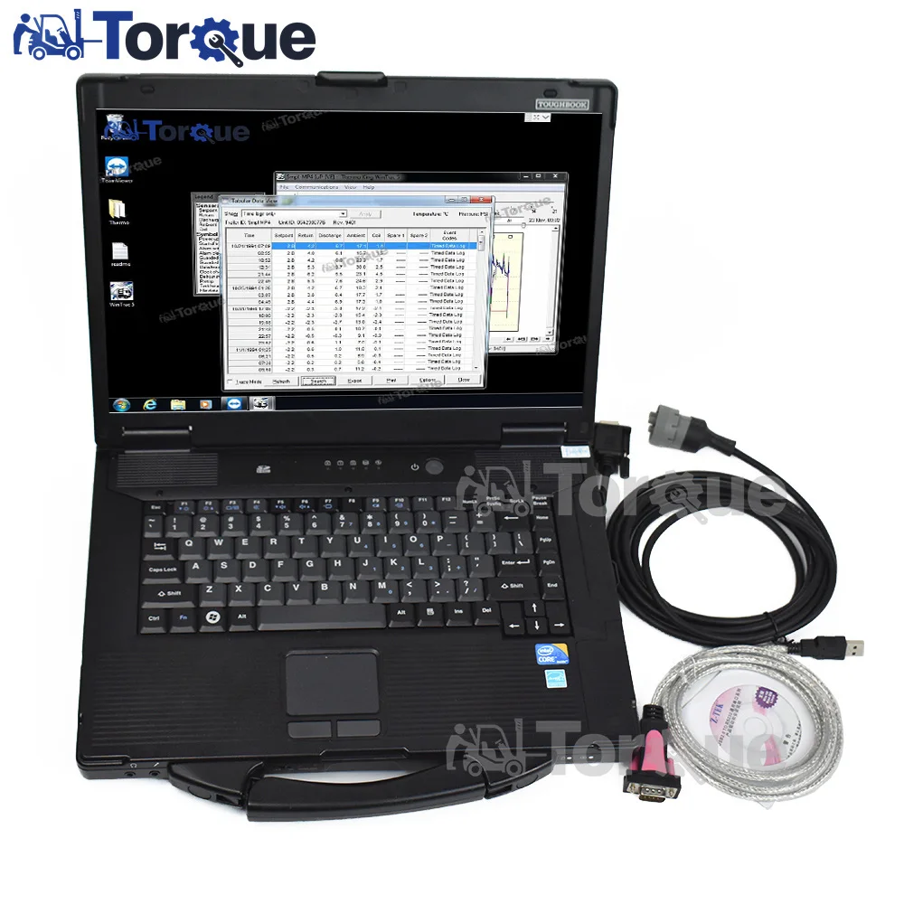 

Forklift diagnostic scanner for Thermo King diagnostic tool new Wintrac 5.7 Thermo-King Diag Software +CF53 laptop