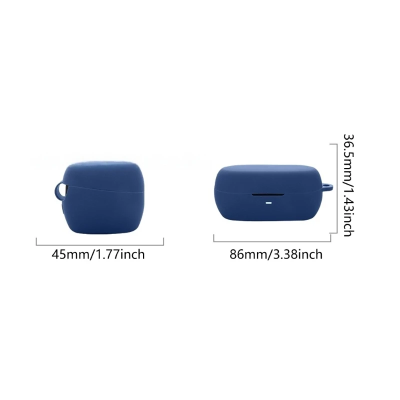 Custodia protettiva in silicone morbido per Baseus Bowie MA10 Pro Custodia protettiva antipolvere e antiurto per auricolari wireless