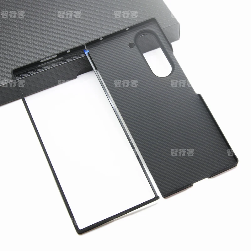 Imagem -02 - Carbono Zxke para Samsung Galaxy z Fold Capa Dura Ultraleve Ultrafino Confortável Comercial Fibra de Aramida Escudo Protetor Case de