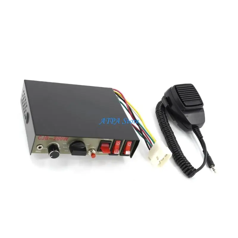 

U13C Upgrades 12V 200W Large Power Metal Car Amplifier for Clear Long Distance PA System In Control & Outdoor Event