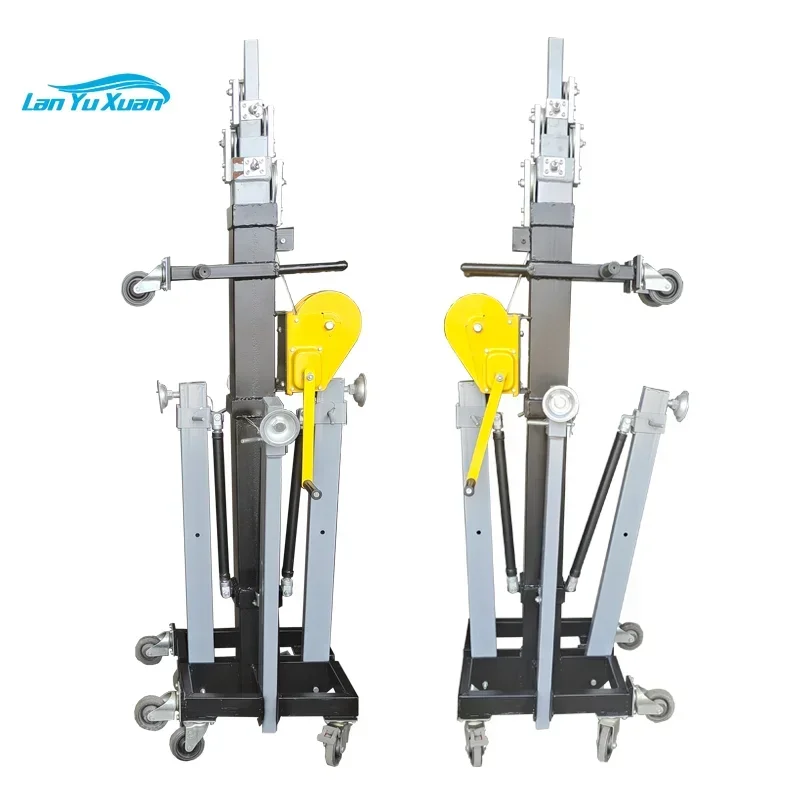 Customized Height Heavy  Crank Speaker Truss Lifting Stand for Events Hanging Lights and Speaker
