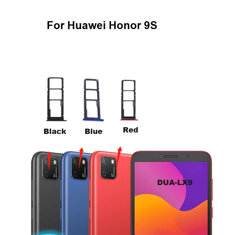 Nieuw Voor Huawei Honor 9S 9a 9c Y 5P Sim Kaart Tray Houder Socket Adapter Connector 2020 Reparatie Onderdelen Vervangen