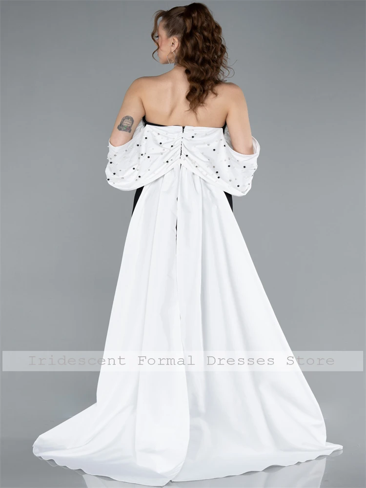 Perlenbesetzte Luxus-Abendkleider für Hochzeitsgäste, elegantes Ballkleid für formelle Partys, schwarze bodenlange Cocktailkleider, Midi