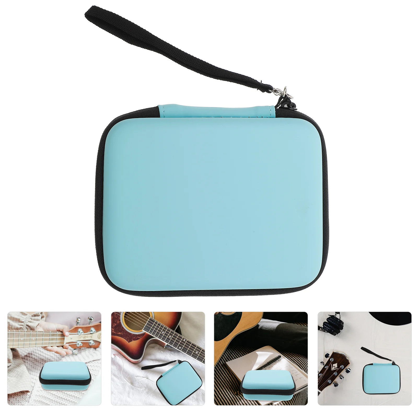 

Guitar Pick Bag Plectrums Picks Storage Pouch All Size Sponge Mini Holder Case Bags