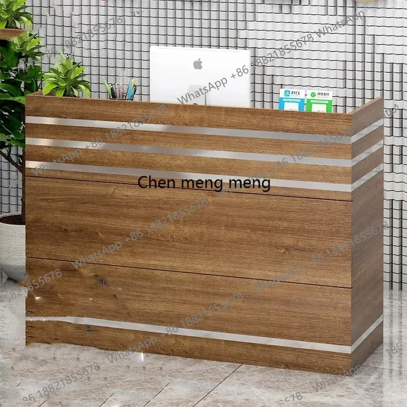 G153 Front Desk Reception Counter Clothes Salon Store Restaurant Grocery Bureau Service Lectern Simple Table Atelier Bureau Meub