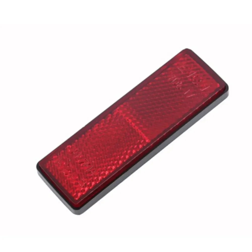 1pc/2pcs Self Adhesive Reflector Safety Mark Signal Strip Rear Position Reflective Bicycle Boat Caravan Fence Trailer Gate Post