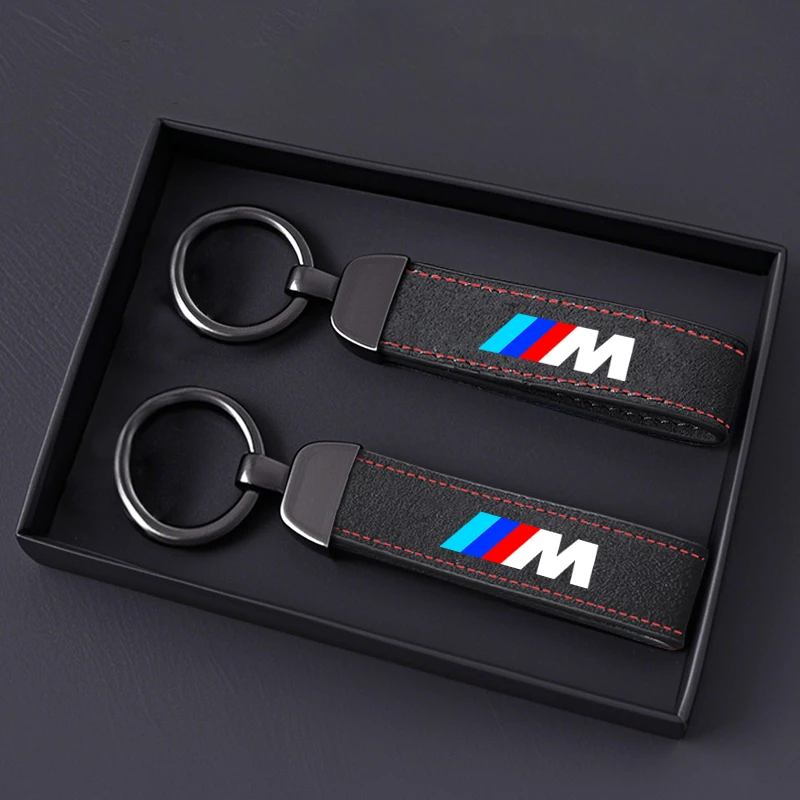 

Suede Car Styling Keychain Anti-loss KeyRing Pendant Gift For BMW 1 3 5 7 Series M X1 X3 X4 X5 F10 F15 F16 F20 F30 M3 M4 E34 E46