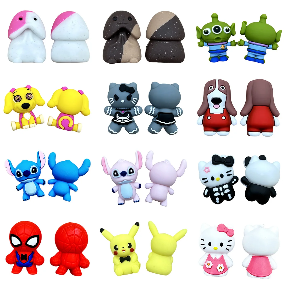 

10PCS 3D Silicone Bead New Stitch 3d Beads Baby Pendant DIY String Pen Beads Nipple Chain Jewelry Handmade Accessories Baby Gift