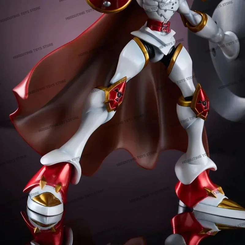 En Stock, figura de Anime Digimon, Atlas Mundial, estatuilla de Dukemon, Caballero Real, Bestia de Duke, modelo hecho a mano, estatua, figura coleccionable, Juguetes