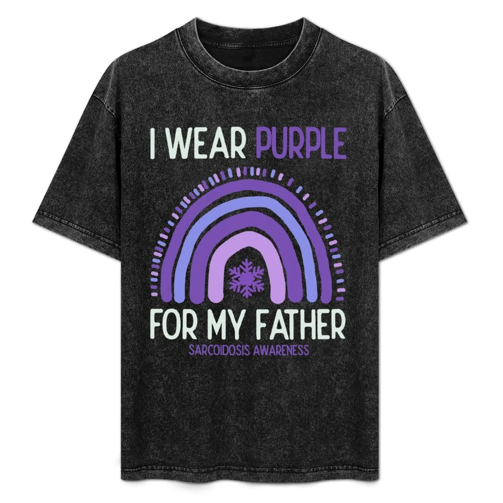 

Sarcoidosis Awareness I Wear Purple For My Father T-Shirt Breathable Mesh Panel T-Shirt