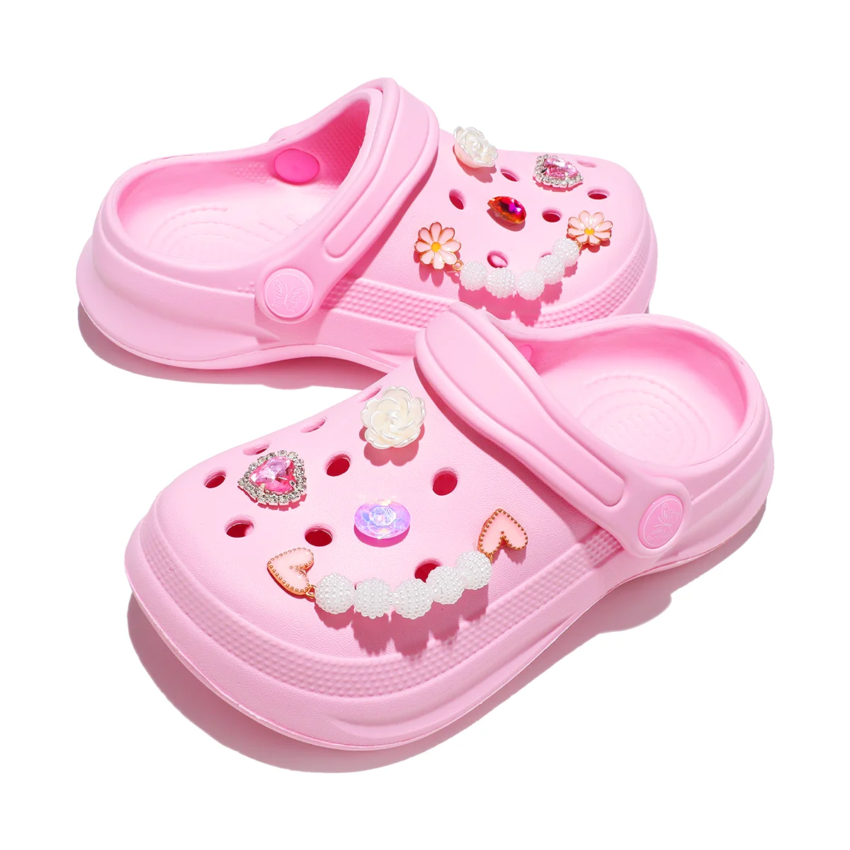 Kinder-Clogs und Pantoletten, Leichte EVA-Gartenschuhe, Rutschfeste Kindersandalen, Atmungsaktive Slip-On-Schuhe für Drinnen und Draußen 168 – Detail 8