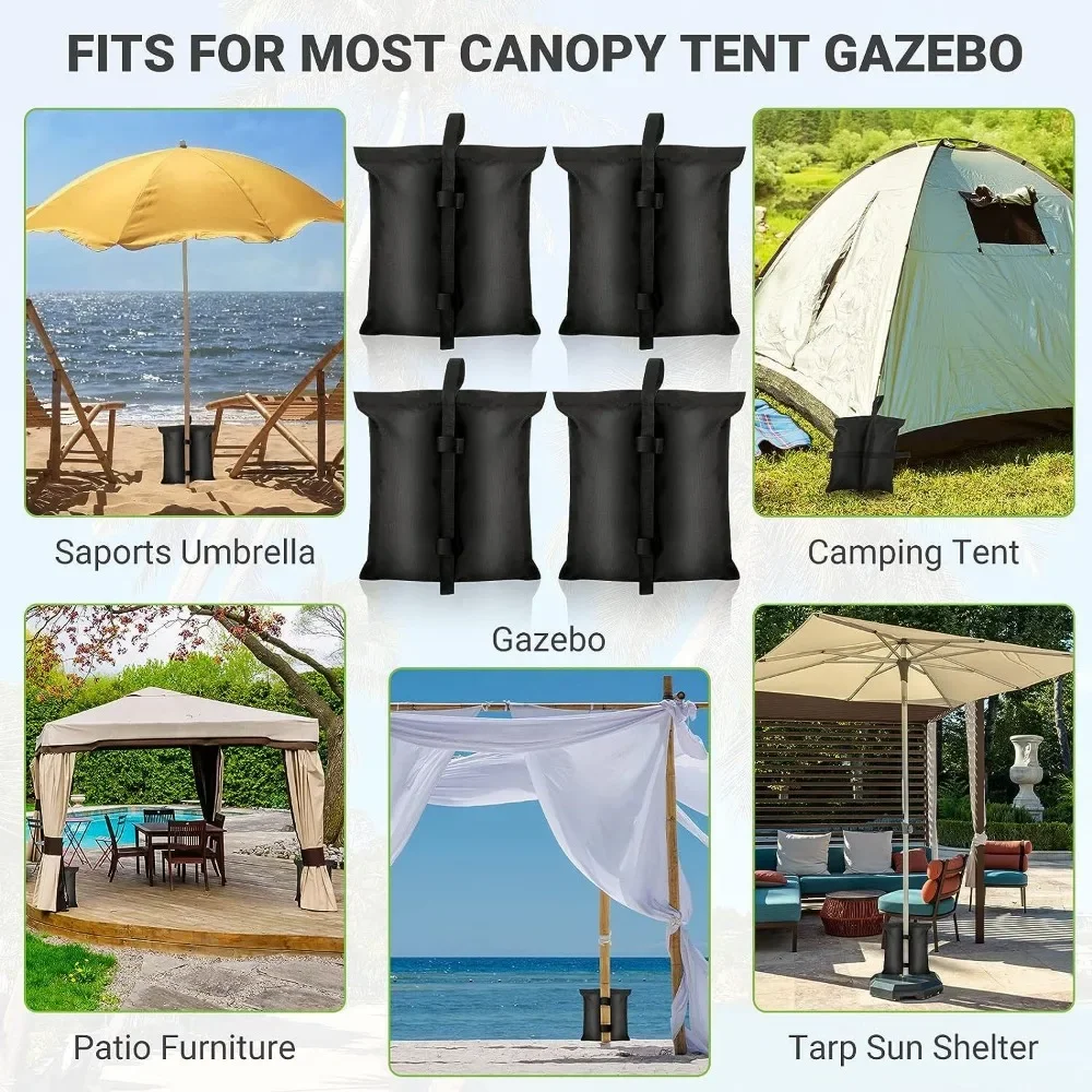 Camping Equipment Garden Gazebo Foot Leg Feet Weights Sand Bag Marquee Waterproof Tent Set Outdoor Accessories Tent Accessories