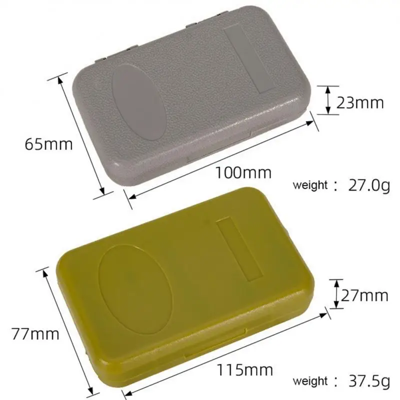 1/3/5PCS Fly Fishing Lure Spinner Spoon Bait Foam Box Trout Flies Fishook Fish Hook Hard  Storage Case Container Bag