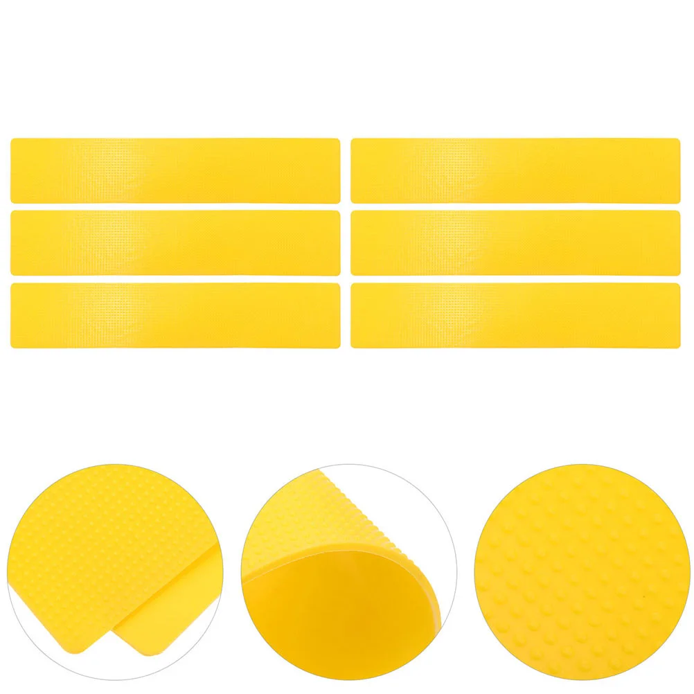 6 Pcs Landmark Soccer Training Markers Agility Tennis Football Signs Supplies Pvc Straight Floor