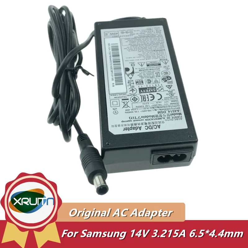 Original A4514_DSM A4515_FPN 14V 3.215A 45W Power Charger AC Adapter for SAMSUNG HW H500 LT24C550 T24C350LT LED MONITOR TD390 22