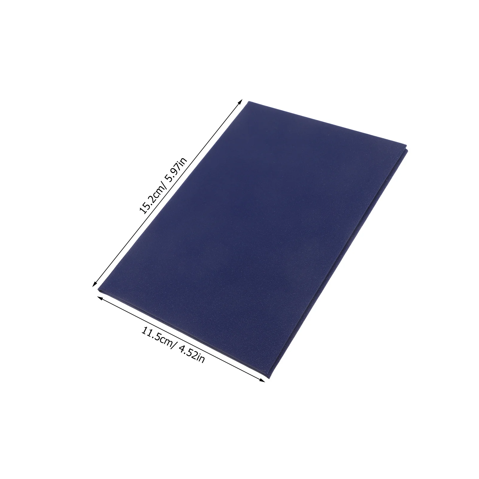 5 قطعة أغطية دبلوم فارغة بلون أزرق A5 حاملي شهادات لحفل توزيع جوائز الكلية حامي ورق المستندات #3