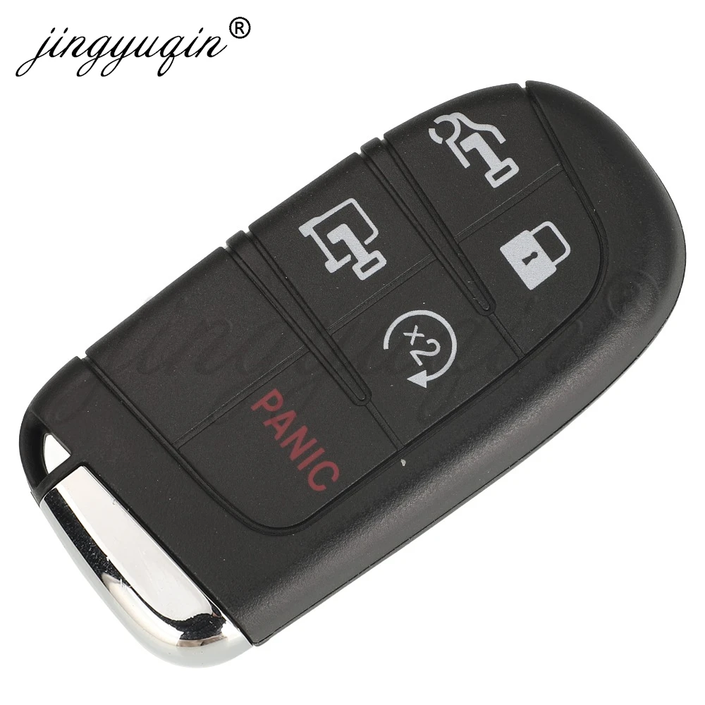 jingyuqin Smart Remote Car Key Fob For Dodge Ram Promaster 1500 2500 3500 2022 2023 433MHz FSK ID4A Chip M3N-40821302 Keyless